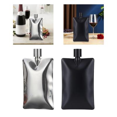Flachmann für den Alltag, Rumflasche, Alkoholflasche mit Deckel, auslaufsichere Flasche, Taschenflasche für Camping, Hochzeiten, Partys, Aktivitäten und Zuhause