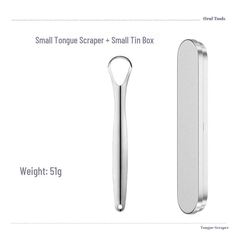 U-Shaped Stainless Steel Tongue Scraper and Coating Cleaner