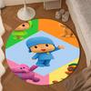 Pocoyo's Colorful Adventure Round Mat Home Decor, Chair Rug For livingroom,Bedroom, Doormat Home Decor Birthday Gift Christmas Gifts