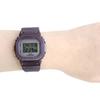 CASIO G-SHOCK GM-S5600MF-6 GM-S5600 MIDNIGHT FOG Series Metal bezel Street Skeleton Purple Wrist Watch For Woman