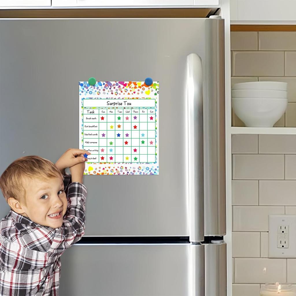 Utron 80 Pack Reward Chart for Kids, Incentive Chart Behavior Chart for Kids At Home, 2 Designs with 2160 Star Sticker, Kids Chore Chart, Sticker