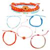 1 Set Bohemian Bracelet Comfortable Drawstring Beaded Bracelet for Women