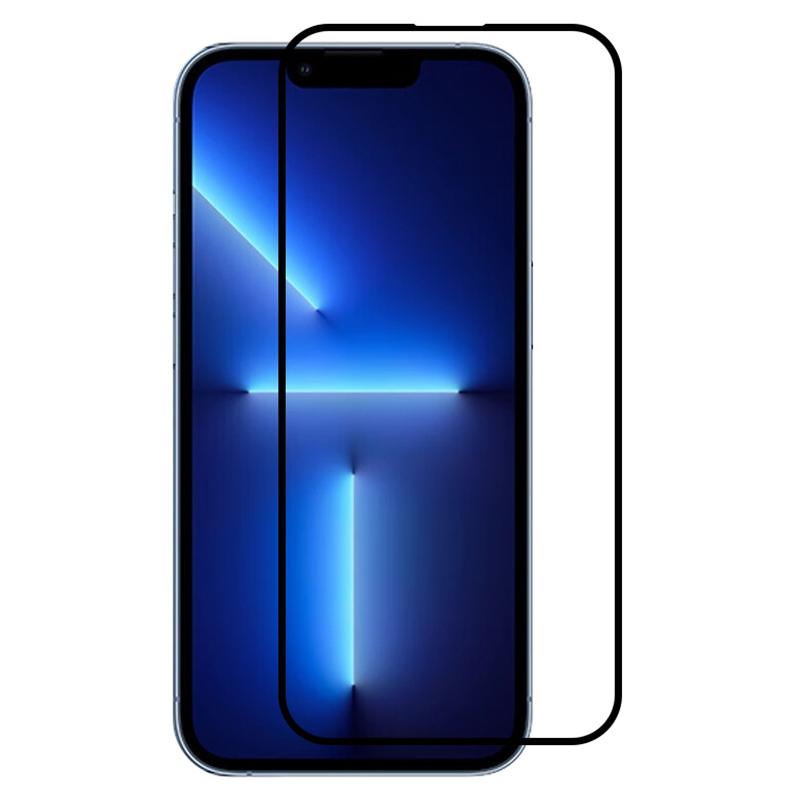 RURIHAI Displayschutzfolie für iPhone 15 Pro Max, Sekundärgehärtetes High-Aluminium-Silizium-Glas 0,26 mm 2,5D Folie