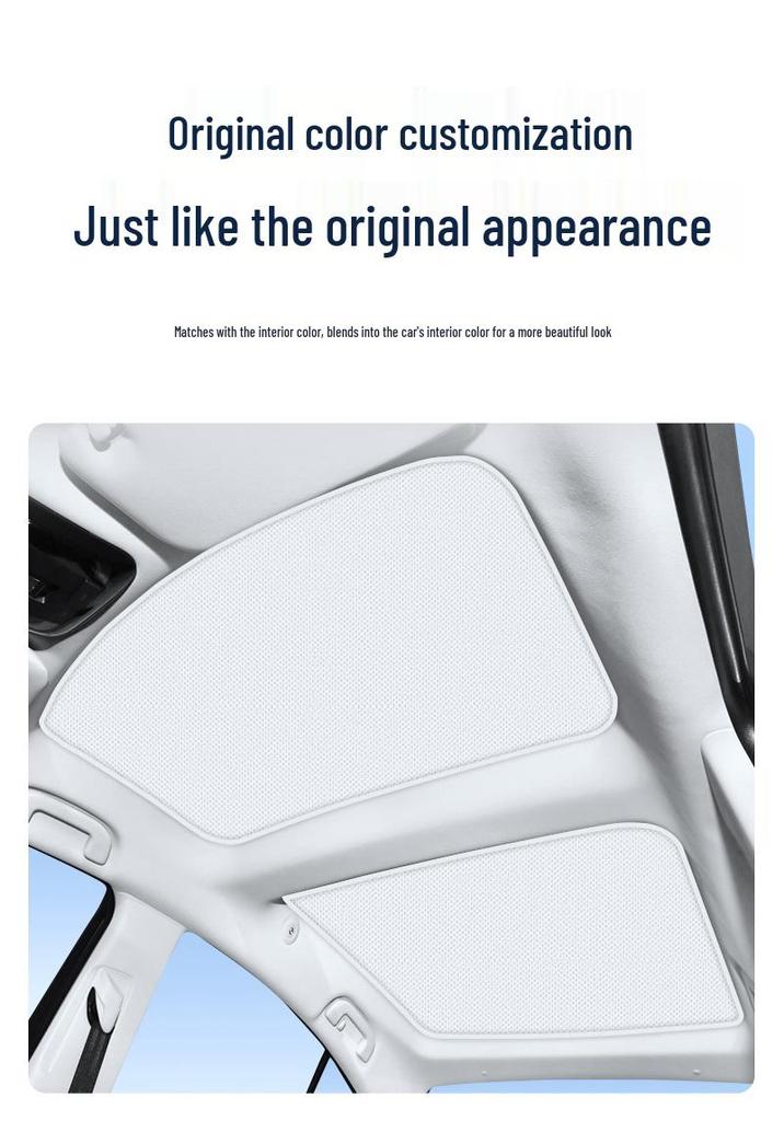 Toyota Camry Panoramic Sunroof Sunshade with Suction Cups