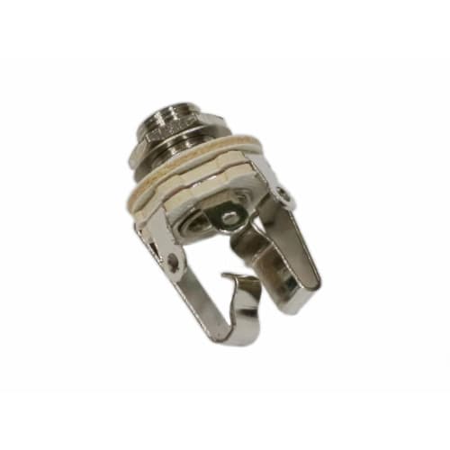 Stereo Jack 6.35mm Input/Output Open Jack Female Phone Plug for DIY Effects Pedal Building, Guitar, Bass (1 Pc)