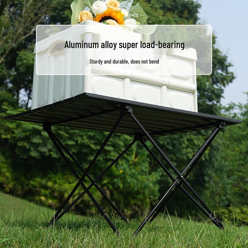 Outdoor Camping Aluminum Alloy Folding Roll-up Table