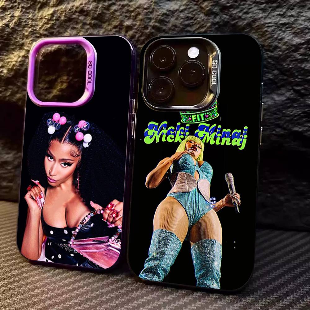 Nicki Minaj Rapper Phone Case For IPhone 16 15 14 13 12 11 Pro Max 17 Plus Colorful Cover