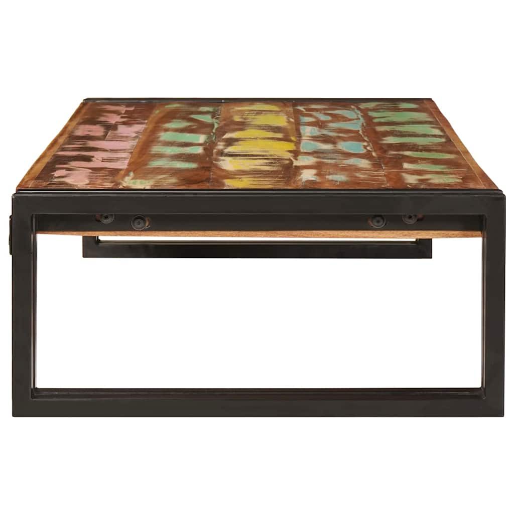Bathroom Shelf for Multicolor 100 X 50 X 23 Cm Solid Reclaimed Wood