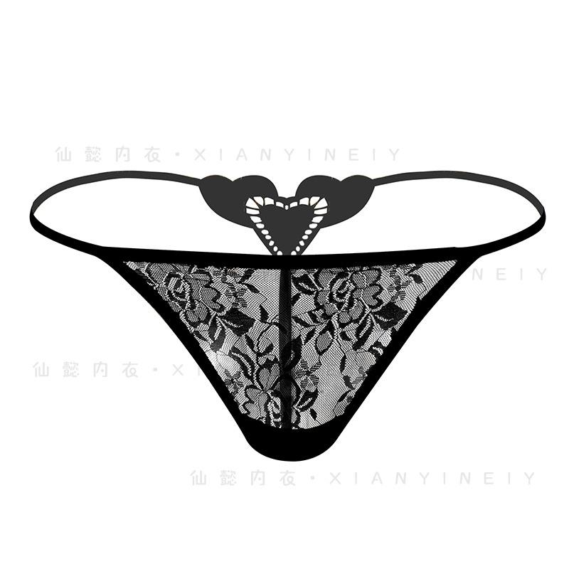Xianyi Sexy Panties Open Passion Free Perspective Thong Lace Mesh Outdoor Hot Sexy Shorts K6