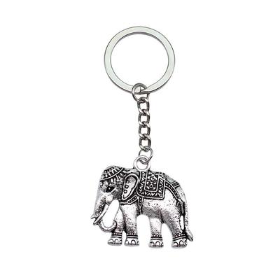 Porte-clés Animal Éléphant pour Femmes Meilleure Vente Doux Cadeau de Noël Streetwear Porte-clés de Voiture