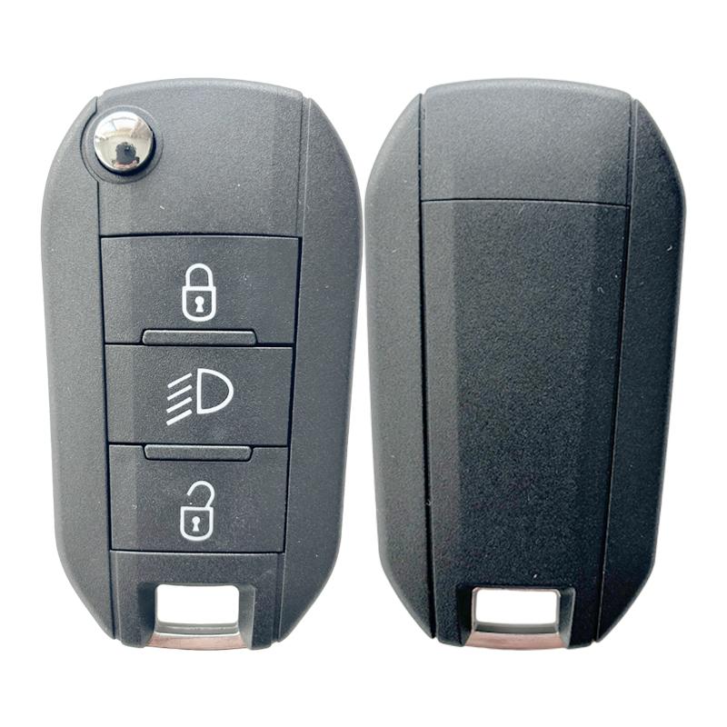 TXK009016 Aftermarket Flip Remote Car Key 3 Button 433.92MHz HITAG AES 4A Chip For Peugeot 208 2008 308 508 For Citroen C3 C4 C5