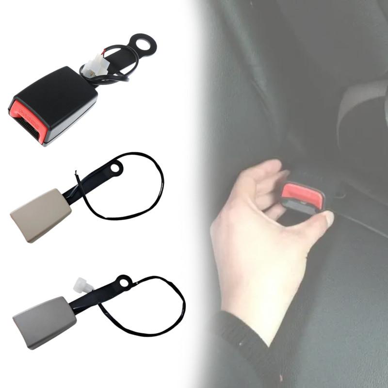 Automotive Safety Belt Buckle Connector With Warning Signal For Car Safety And Security