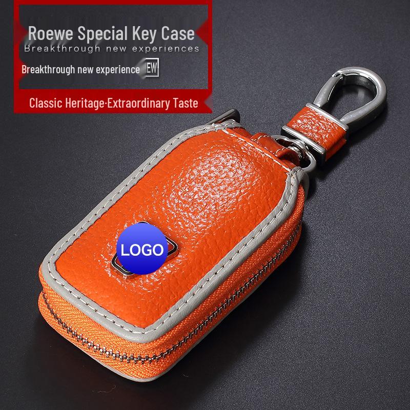 Universal Leather Car Key Pouch for Men & Women - Protective Remote Case for Volkswagen, Toyota, Hyundai, Honda