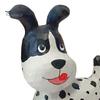 Playful Tongue Out Dog Statue Handmade Dalmatian Figurine, Cute Sculpture, Wooden Desk Decor for Home Office Bookshelf, Unique Gift Lovers Small