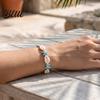 Seaside Commemorative Jewelry Summer Beach Bracelet Bohemian Sea Shell Turtle Braided Handmade Woven Adjustable String Bracelet for Teens Wristband,