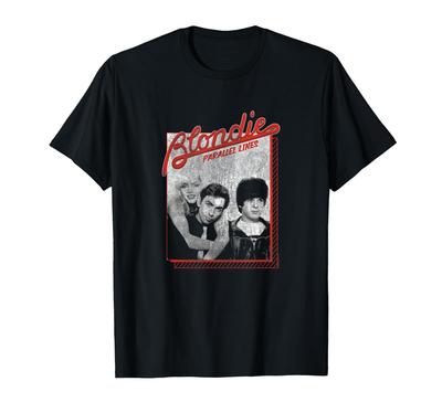 Blondie Parallel Lines Heart of Glass Foto Vintage Band T-Shirt