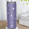 Bling Strass Thermosflaschen Leopardenmuster Vakuumflaschen Gerader Becher Liebhaber