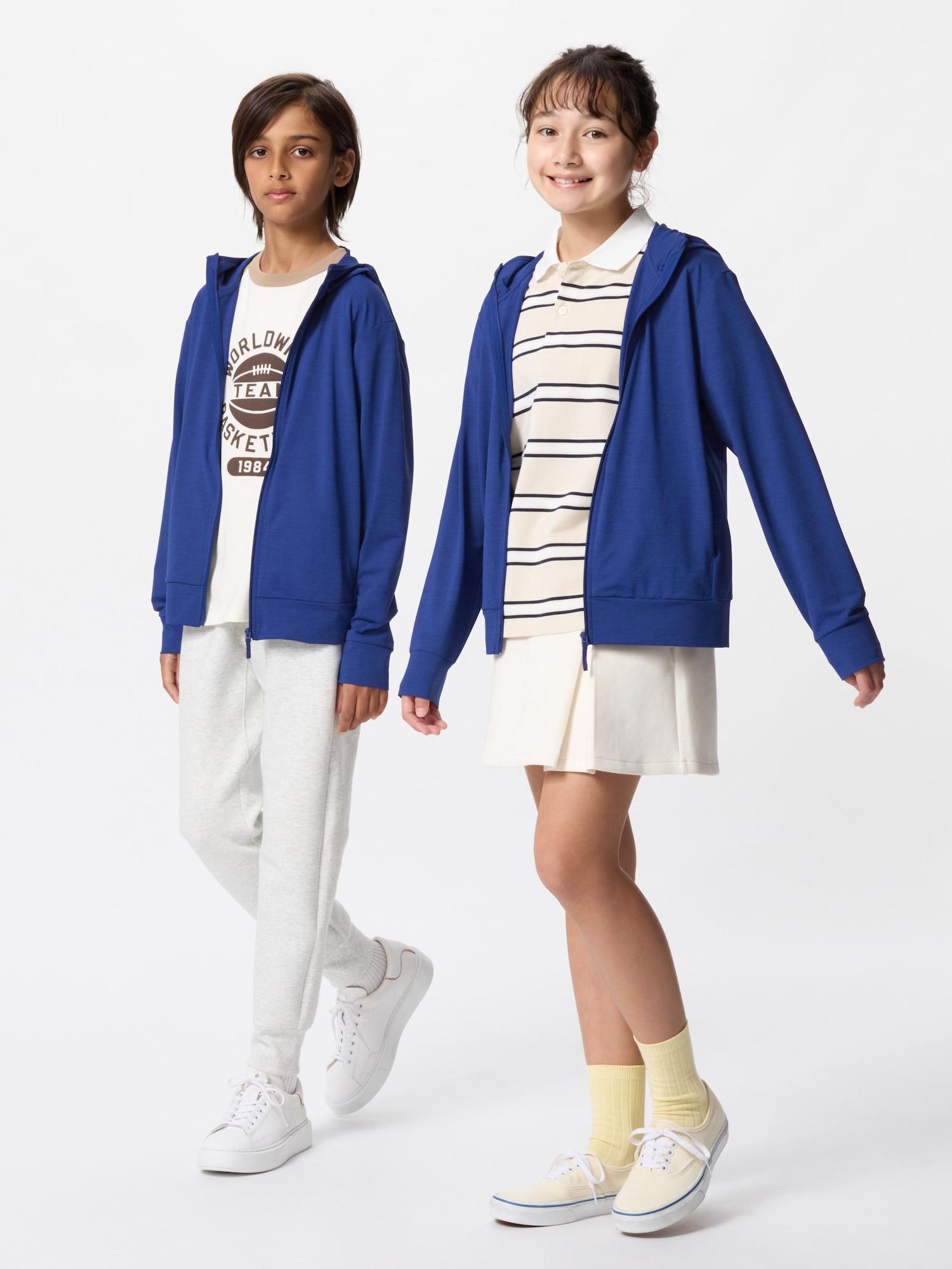 

Uniqlo Japan Air Rhythm Uv Cut Толстовка с капюшоном на молнии 67 BLUE/100