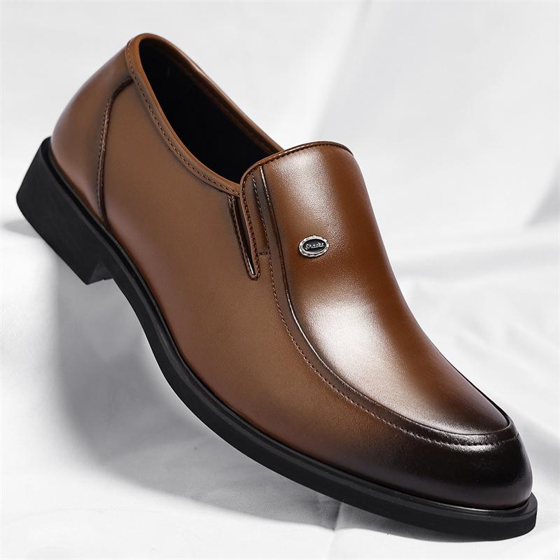 High Quality Men's Dress Shoes British Style Business Men's Casual Leather Shoes Luxury Designer Wedding Shoes Zapatillas Hombre