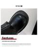 Women's Soft Leather Knee-High Ruched Boots with Thick Sole - 2024 Autumn/Winter