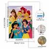 Full Round Diamond Painting Princesses Art Rhinestone Picture Mosaic DIY 5D Cross Stitch Embroidery Home Decoration