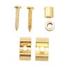 2PCS Guitar String Retainer Iron Compact Burr Free Guitar String Retainer Guide for Replacement Golden