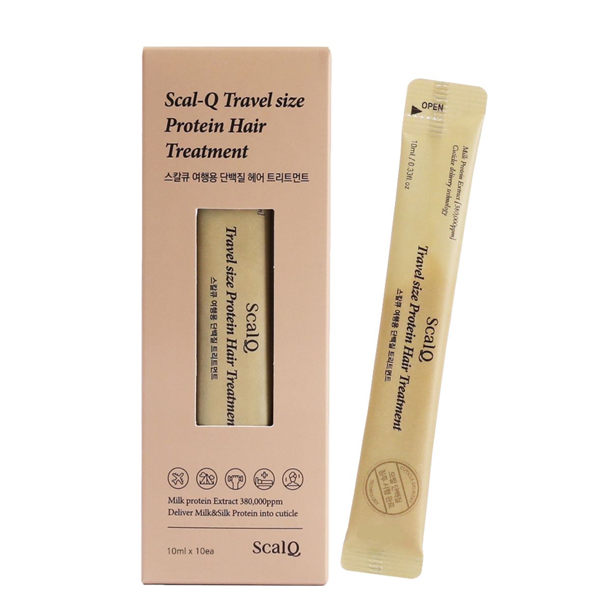 Travel-size Protein Hair Treatment 10ml (10 Packs)