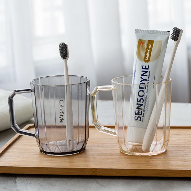 Kangxingda Transparent Rhombus Mouthwash Cups (5-Pack)