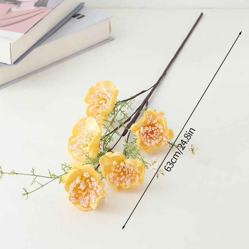 

Пена розовая бабочка искусственный цветок домашний обеденный стол декор свадебные цветы настенные украшения сухие цветы букет аксессуары жёлтый