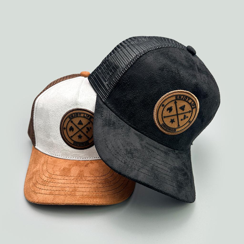 Patch Contrasting Color Hardtop Breathable Baseball Cap Men And Women British Retro Sunshade Versatile Truck Hat