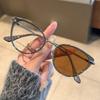 Retro Photochromic Myopia Glasses Fashion Anti Blue Light Cat Eye Flat Glasses for Women Vintage Eyewear
