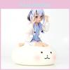 Endearing Sitting Kyoko Chino Pvc Figure In Adorable Pajamas For Car Interior