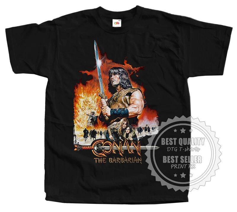 

Conan the Barbarian 1982 T SHIRT v5 Movie Poster BLACK all sizes S to 5XL 3XL
