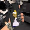Case for Samsung Galaxy S25 Note 20 Ultra S22 Plus S25 S23 S20 FE S21 S24 ultra Phone Cover The Simpsons Homer
