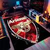 The Gunners Logo Carpet Rug for Living Room Bedroom Home Sofa Decoration,Kids Play Nonslip Floor Mat