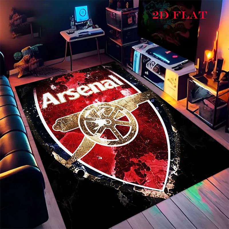 

The Gunners logo Carpet Rug for Living Room Bedroom Home Sofa Decoration,Kids play Nonslip Floor Mat 40x60cm( 15x23in )