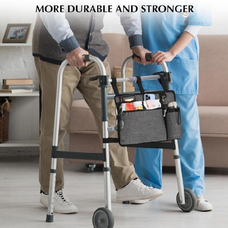 Multipurpose Wheelchair Side Storage Bag for Daily Use Waterproof and Sturdy Oxford Cloth Hanging Pack Household