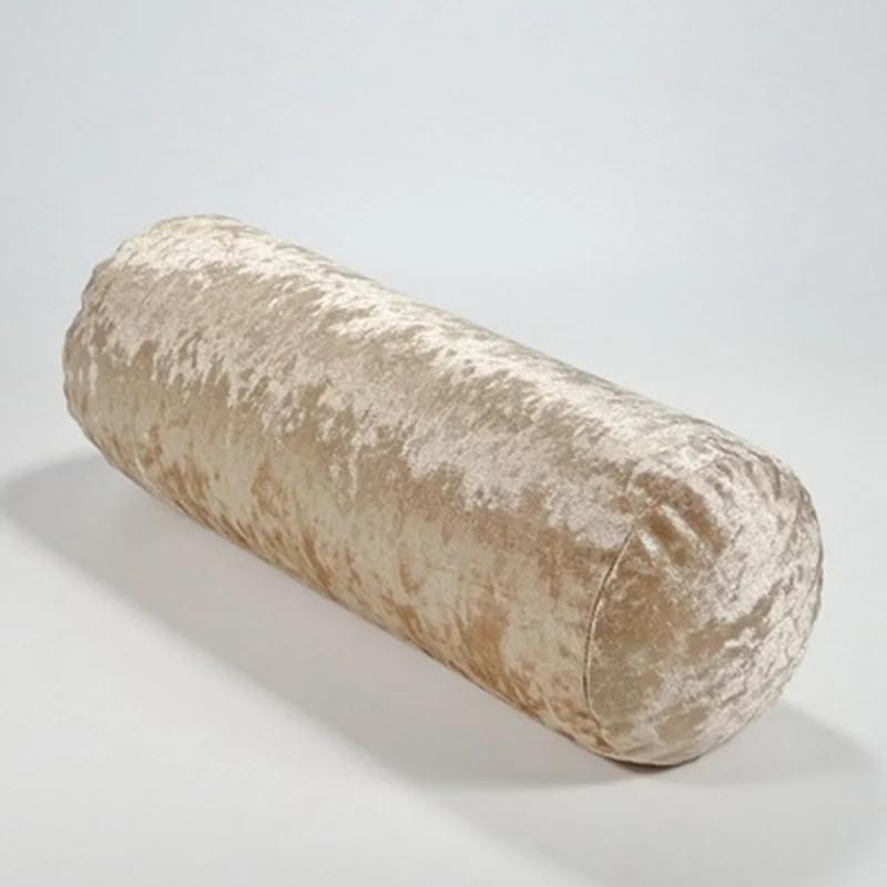 12x40cm Round Removable Washable Lumber Cushion Pillow Bed Roll Cushion Head Leg Back Support Light Travel Column Pillow