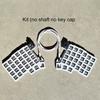 54 Split Keyboard Wired Ergonomics RP2040zero Customized Keyboard Hot Swap Support QMK/VIAL Keyboard Fully Programmable Keyboard
