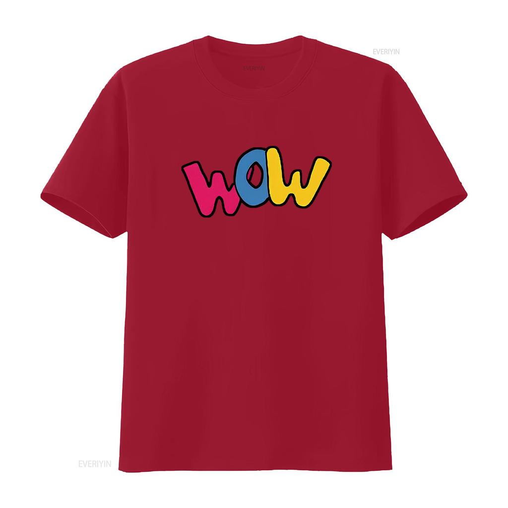 WOW Birthday GifT T Shirt Black 2X Large vintage Washed Versatile Unisex homme Slightly designer clothes streetwear Casual