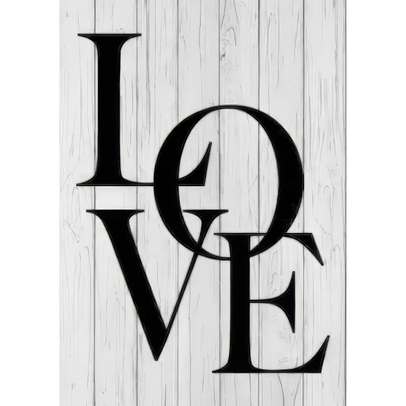 Modern Art Canvas Poster, Letter Quotes Design Decorative Painting for Bedroom, Living Room, Corridor Wall Decoration, Frameless