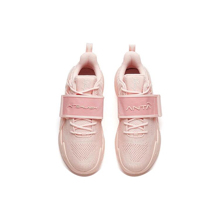 New Anta Water Flower 2 KT Anti Slip Wear Resistant Low Top Basketball Shoes Cherry Blossom Pink 112021602S-1