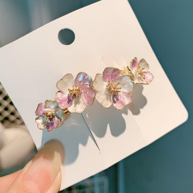 Light Luxury French Spring Flower Hair Clip for Women
