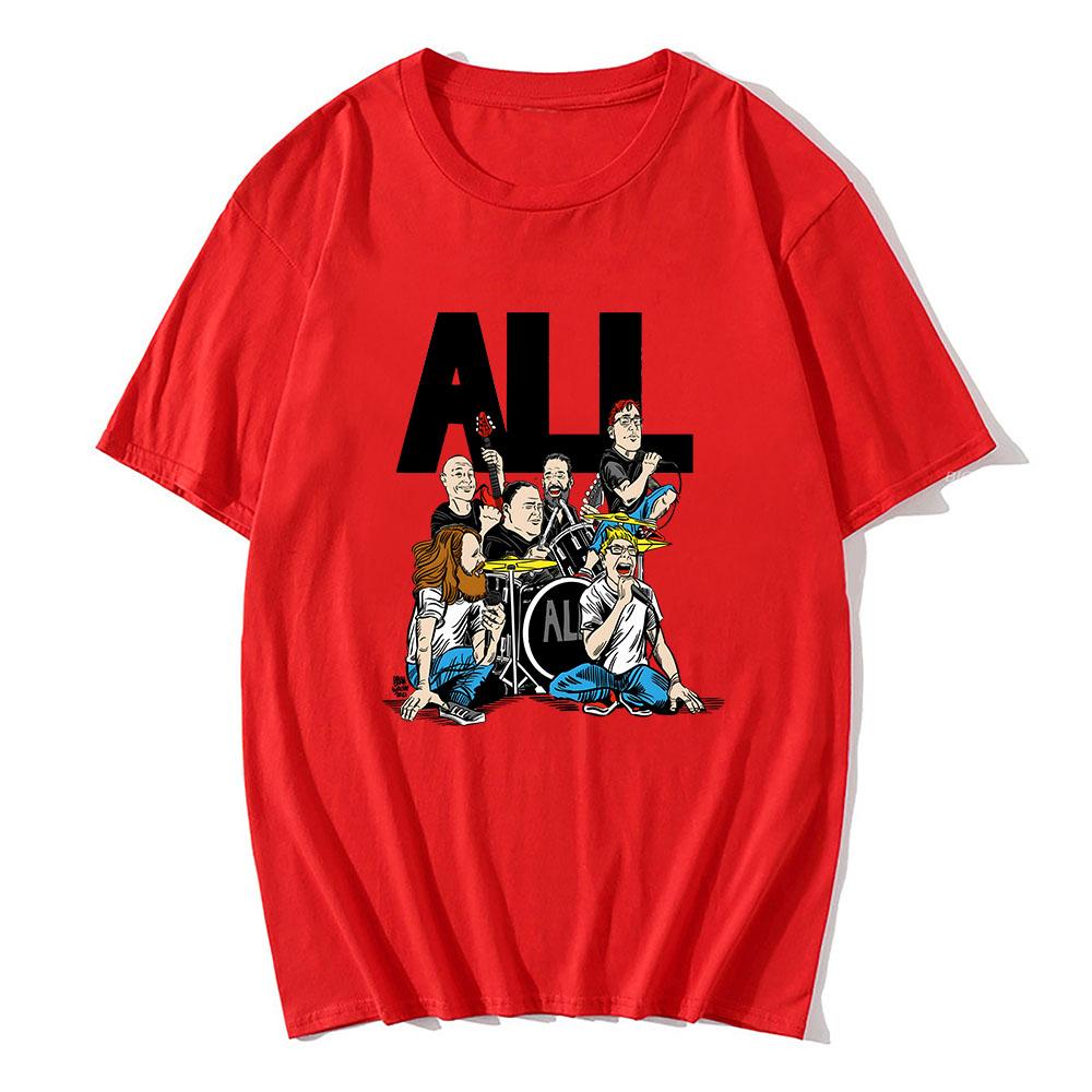 All Band Heavy Mental T-shirt Short Sleeve Men Women Summer Tshirts Cotton Soft High Quality Unisex Streetwear Tee-shirt Fashion