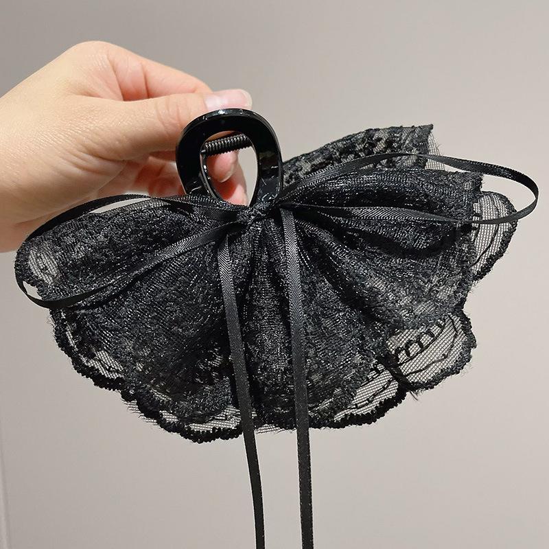 Elegant Feather Fluffy Hair Claw Clip - Fairy Cloud Design