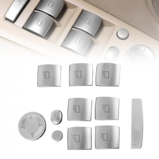 Car Door Window Lift Switch Button Cover Trim For BMW 3 X6 E70 E71 E84 E90