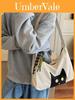 Cat Style Tote Bag For Women With Cotton Material And Zipper Closure For Daily Use