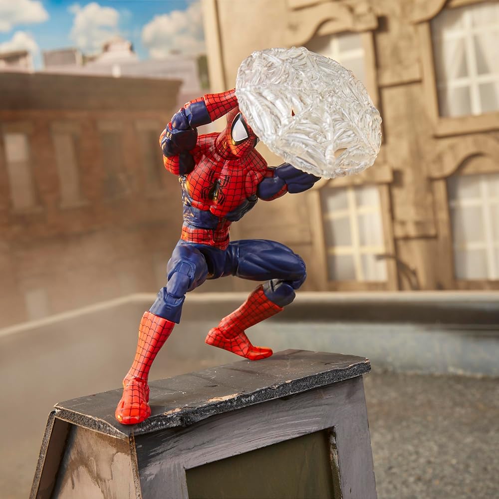 Hasbro Marvel Legends Maximum Series Spider-Man Action Figure 15 Cm with Amazing Articulation and Accessories