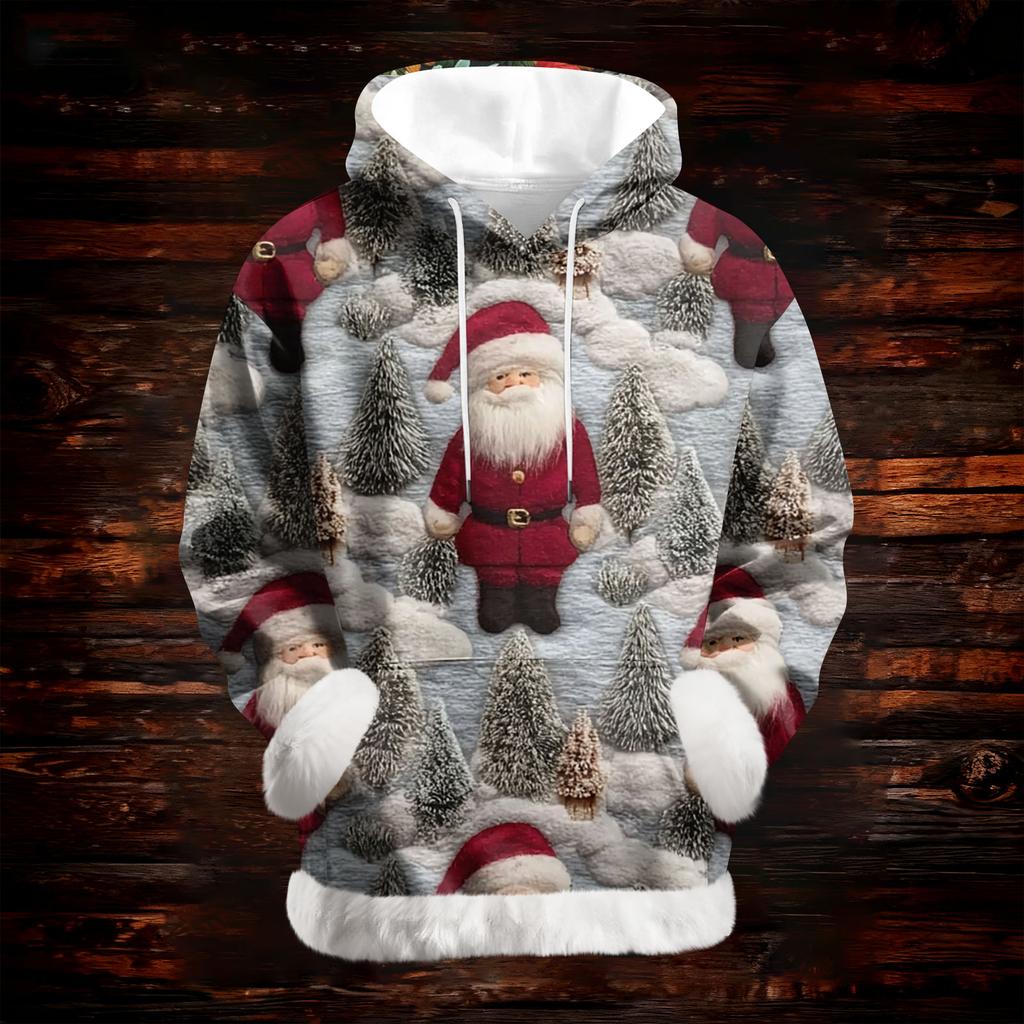 Kvinners uformelle motetrykk Langermet sweatshirt med hette