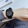 Large Dial Silicone Tape Men's Watch Women's Sports Casual High-end Quartz Watch